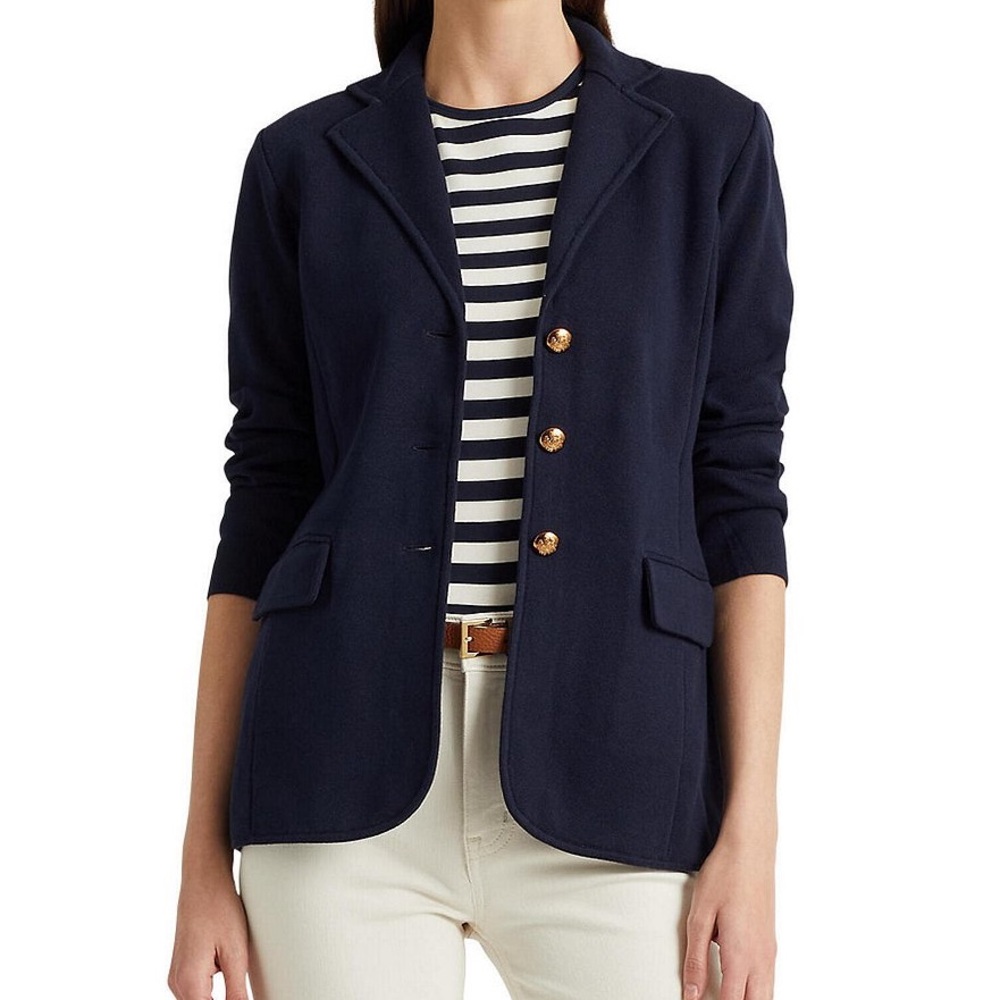 Ralph Lauren Black Blazer with Gold Buttons